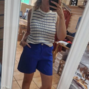 camiseta calada sin mangas