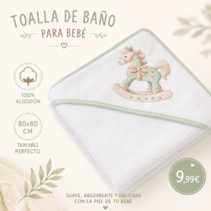 toalla baÑo caballito