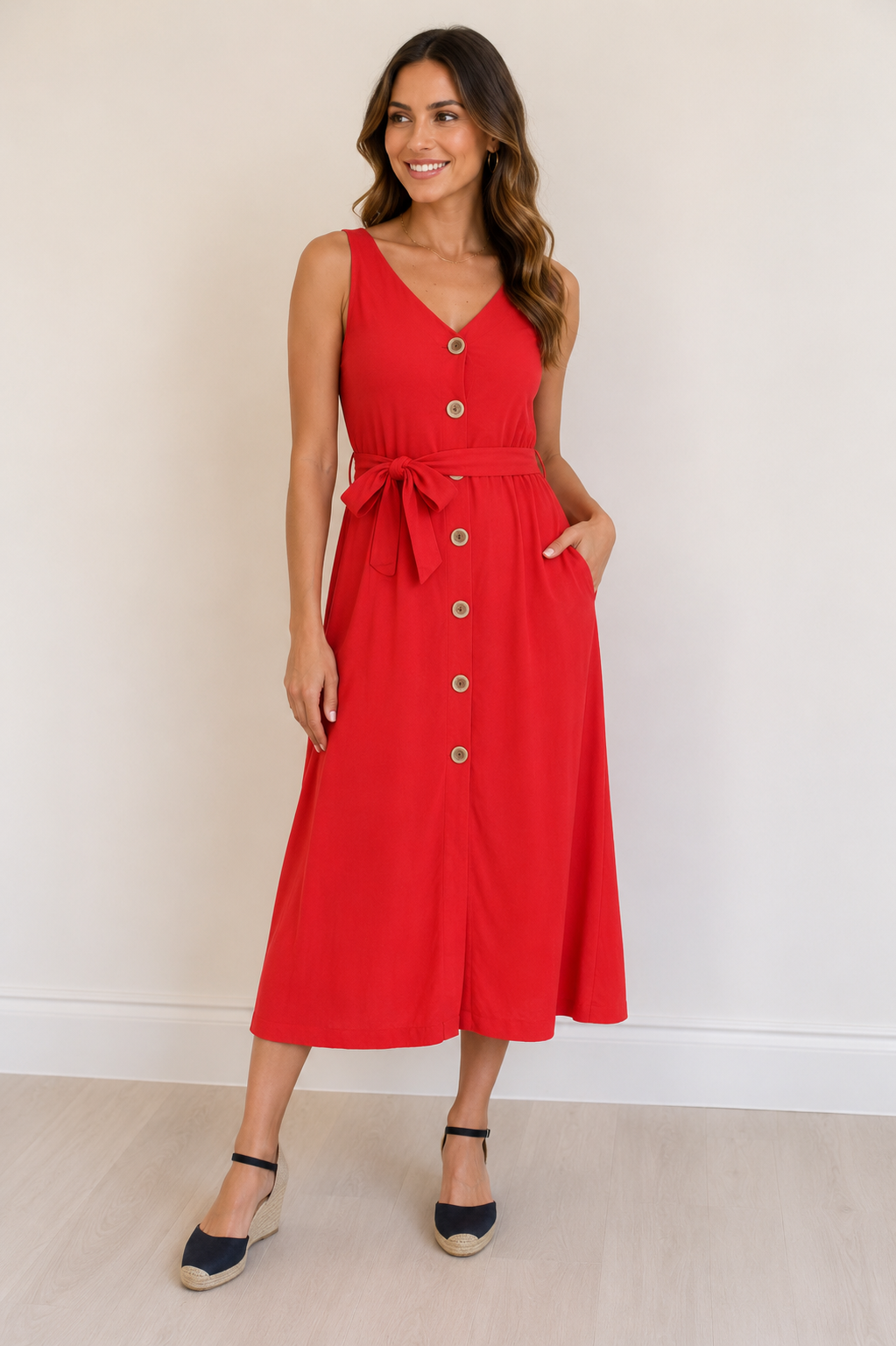 vestido botones vestido botones
